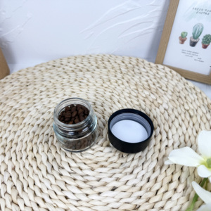 1oz 2oz 3oz 3,5G 5g Frascos de vidrio transparentes resistentes a los niños Tapas CR para flores secas Dulces Azúcar Embalaje Disponible Blanco - Product Image 3