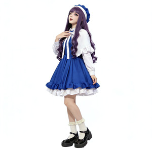 Sakura Daidouji Tomoyo Cosplay Costume Maid Dress Set Winter 2025 Anime Role Playing Outfit For Women - Product Image 5