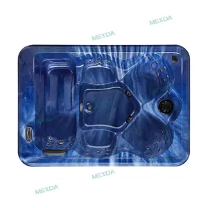 MEXDA USA Acryl Ozon Hydro Massage Whirlpool Außen Whirlpools 5 Personen Whirlpool Badewanne WS-294D