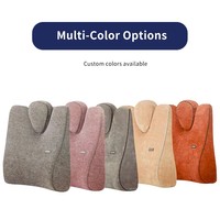 Coussin de soutien lombaire en mousse à mémoire de forme, housse amovible et lavable, coussin pour le bas du dos pour chaise de bureau, siège de voiture, CertiPUR OEKO OEM ODM