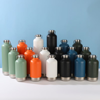 Bouteille d'eau en acier inoxydable à petite ouverture 600ml 800ml 1000ml, gourde portable pour la randonnée et les sports de plein air
