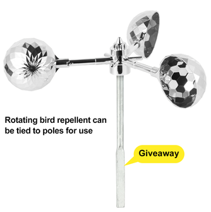 Répulsif à oiseaux à énergie solaire, répulsif à oiseaux à flash laser, pas de répulsif à oiseaux autour - Product Image 4