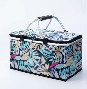 Nouveau panier de pique-nique isotherme pliable, sac de transport rapide pour extérieur, panier de courses portable - Product Image 3