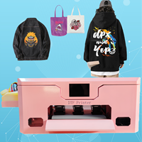 Eizoulyn NOUVELLE Machine d'impression de t-shirts multifonctionnelle DIY Mini rose XP600 30cm A3 Imprimante DTF Machine d'impression
