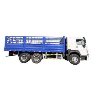 시노트럭 6x4 20톤 중고 트럭 371마력 375마력 유로 2 배출 기준 호보 10타이어 중고 화물 트럭 - Product Image 1