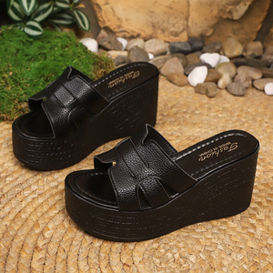 Sandalias de Plataforma con Punta Abierta para Mujer, Estilo Europeo y Americano, Suela Gruesa, Diseño Hueco, Talla 2026 - Product Image 6
