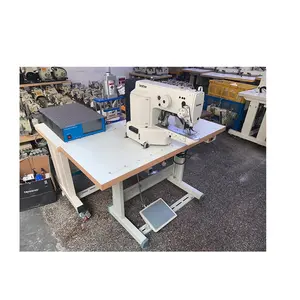 Borther Gebruikt KE-430HX Elektronische Directe Drive Lockstitch Bar Tacker Industriële Naaimachine Met Naaibereik 40Mm X 30Mm