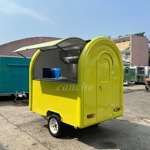 Carrito de Comida Móvil Popular en Europa, Mini Carrito de Café y Desayuno, Remolque para Hot Dogs, Ideal para Negocios - Product Image 5