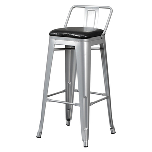 Tabouret <span class=keywords><strong>de</strong></span> <span class=keywords><strong>bar</strong></span> multifonctionnel en fer moderne avec dossier en bois pour l'extérieur, la maison, le <span class=keywords><strong>bar</strong></span>, le café, le restaurant, le bureau, le salon - Product Image 6