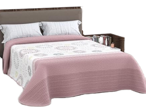 Couette imprimée respirante HMS HOMESECRET en microfibre douce à 100 %, motifs variés, tailles variées, très fine, été (Alma) - Product Image 2