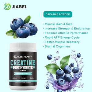 Creatina Monoidrato in Polvere Personalizzata OEM Private Label, Previene la Perdita Muscolare, Integratore Fitness per Adulti, Gestione Energetica Certificata - Product Image 1