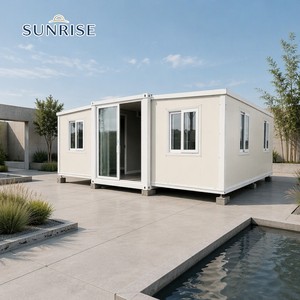 Maison conteneur extensible SUNRISE, villa modulaire préfabriquée moderne, mini-cabane pour complexe hôtelier, séjour en famille, vacances - Product Image 1