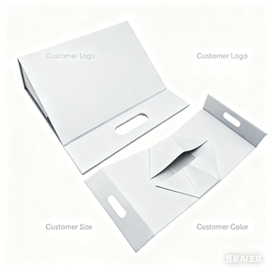 Boîte rigide triangulaire pliable magnétique de luxe en carton recyclé, taille et logo personnalisés, étanche, gaufrage, portable, pour <span class=keywords><strong>crème</strong></span> pour le visage - Product Image 6