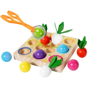 Jeu <span class=keywords><strong>de</strong></span> tirer les radis Konig Kids, jeu <span class=keywords><strong>de</strong></span> correspondance <span class=keywords><strong>de</strong></span> formes, jouets en bois, jouets sensoriels, éducation précoce, jouets éducatifs Montessori pour enfants - Product Image 4