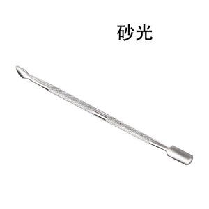 Suministro profesional de uñas, herramienta de pedicura con logotipo personalizado, empujador de manicura, removedor de piel muerta, empujador de cutículas de uñas personalizado de acero inoxidable - Product Image 2