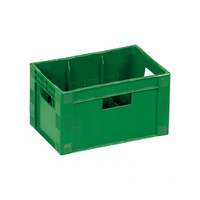 Caisse en plastique robuste KS 310 pour bouteilles, 20 compartiments, empilable, recyclable, fond renforcé, stockage logistique de boissons