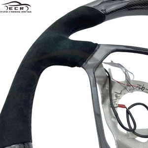 Volante de Fibra de Carbono LED Personalizado de Alta Calidad Ever-Carbon Racing ECR para <span class=keywords><strong>Ferrari</strong></span> 360 - Product Image 5