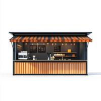 Vente extensible Boutique mobile 10 pieds 20 pieds Pop up Contemporaine Conteneur bar et Café Modulaire Dépanneur Maison
