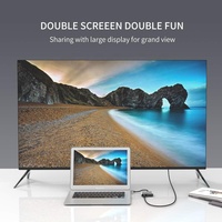 Adaptateur Mini DisplayPort Thunderbolt 2 à 4K HDMI, convertisseur Compatible avec Mac Book Air, MacBook Pro vers VGA HDMI, et plus encore