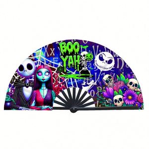 Éventails portables personnalisés en bambou 33 cm, motifs décoratifs sculptés et peints (amour, animaux) pour cadeaux promotionnels et événements festifs - Product Image 2