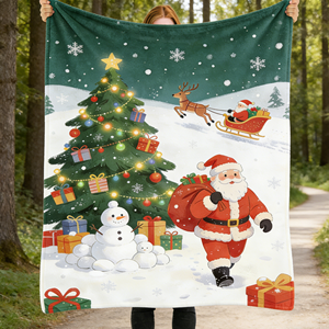 بطانية مخصصة 100% بوليستر، بطانية بيضاء فارغة للطباعة بالتسامي، خفيفة الوزن وناعمة من الفلانيل - Product Image 3