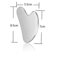 Outil de massage Gua Sha en métal en gros pour le visage et le corps, grattoir Gua Sha en acier inoxydable pour la circulation sanguine, usage commercial et domestique