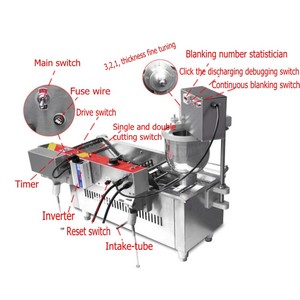 Machine à beignets CE commerciale grande capacité 25L en acier inoxydable pour comptoir, pour poulet, dinde, corn dog, mini-beignets et petits beignets - Product Image 2