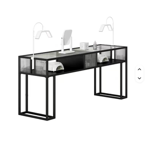 Juego de Mesa y Silla de Manicura de Estilo Nórdico, Mesa de Manicura Moderna y Minimalista para Una o Dos Personas, Muebles Comerciales para Salón o Taller - Product Image 6