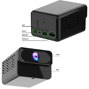 Mini seguridad inalámbrica para el hogar 4G pequeña cámara tipo bala con aplicación OKam - Product Image 2