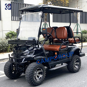 Kamp 4 tekerlek Golf arabası 2 + 2 kişilik benzinli Buggy lüks kaldırılmış gaz Powered Golf arabası - Product Image 1
