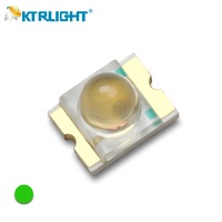 KTRLIGHT LED SMD verte haute luminosité 3224, LED à montage en surface avec lentille en dôme