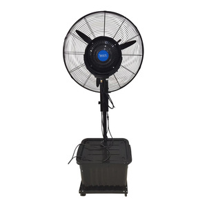 Ventilador de Niebla Portátil de 26 Pulgadas con Aspas de Plástico, 3 Velocidades y Cabezal Oscilante para Uso Doméstico e Industrial - Product Image 2