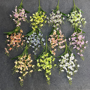ดอกมะลิทองประดิษฐ์ 7 ก้าน 38 หัว ดอกไม้ผ้าไหม สำหรับงานแต่งงาน ตกแต่งบ้าน จัดวางภายนอก - Product Image 2