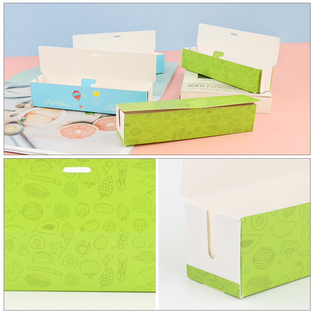 Clamshell Food Grade Custom Logo BBQ takeaway Paper Packaging Korean Hot Dog Box Corn Dog Tray