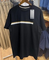 Camiseta de Algodón Grueso para Hombre 2026, Nueva, Estampada, para Parejas, con Letras, Estilo Casual de Negocios, Minimalista y Versátil