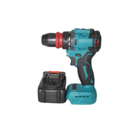 Perceuse électrique sans fil 21V haute puissance, usage industriel transfrontalier, OEM, multifonction, deux vitesses, type pistolet, batterie lithium, moteur sans balais, à percussion