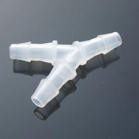Raccord de tuyau d'air miniature Chang En 3/8 pouces 9,5 mm en forme de Y, connecteur à 3 voies, douille lisse, connecteur de tube en polypropylène PP