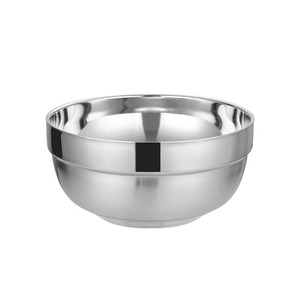 Tazón de arroz de acero inoxidable 304, grueso, de doble capa, aislado, para uso doméstico, infantil y comercial. - Product Image 3