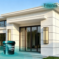 Peinture murale extérieure en acrylique à texture pierre, effet pierre naturelle, imperméable, pour la décoration des villas, directement de l'usine