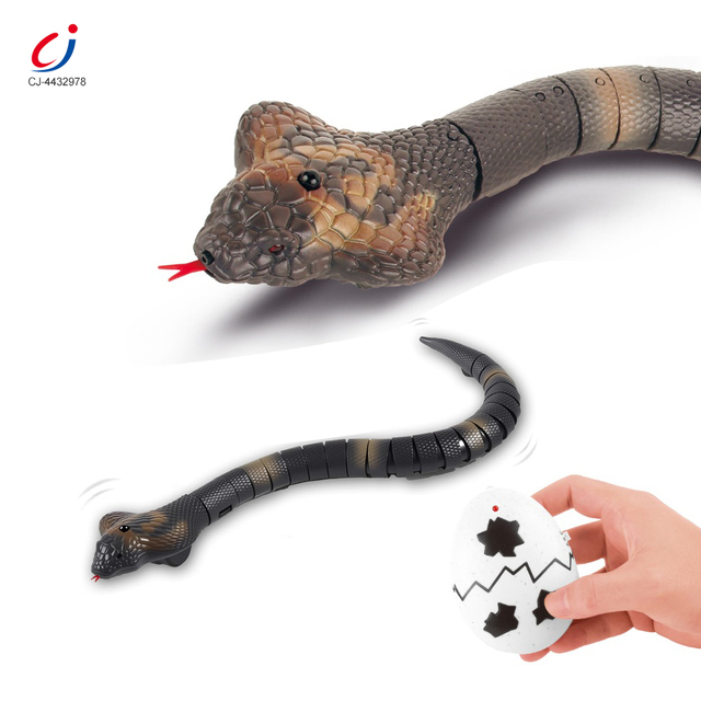 Chengji Rc Crawling Robot Animals Sensing Mode Realistic Appearance Simulation Prank Infrared Remote Control Snake