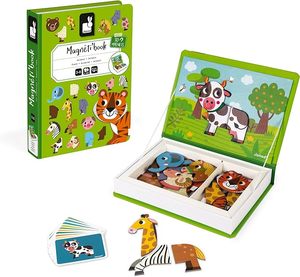Adesivi magnetici per bambini 0-3 anni con immagine piatta scuola materna con Puzzle magnetici cognitivi - Product Image 2