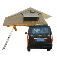 Tente de toit pliable en toile 4x4 pas chère pour voiture, camping en plein air, tente de toit à vendre