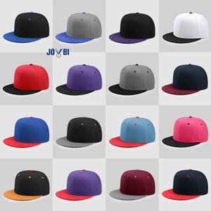 Đồng bằng màu phẳng vành mũ bóng chày hợp thời trang tùy chỉnh thêu logo Chất lượng cao có thể điều chỉnh hip hop <span class=keywords><strong>snapback</strong></span> mũ - Product Image 2