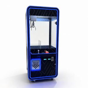 Máquina de grúa de premios moderna con LED de neón, operada con monedas, para centros comerciales y centros de entretenimiento familiar - Product Image 2