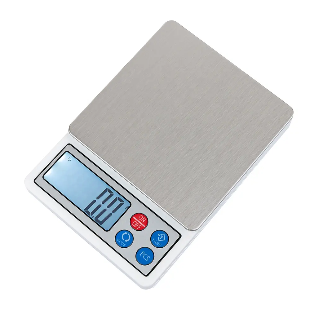 Factory Hot Selling PCS Counting Light Weight 600g 1000g 2000g 3000g 0.01g 0.01g Portable Digital Pocket Kitchen Scale