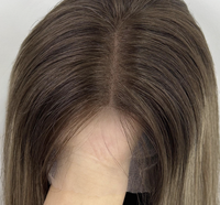 Perruque casher prête à être expédiée, 100 % cheveux humains Remy, dentelle transparente HD, sans colle, ligne de cheveux naturelle, pour la perte de cheveux