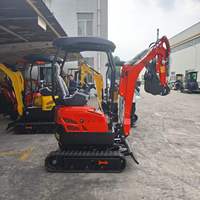 Mini-excavatrice ME-16, pelle compacte avec tarière optionnelle pour le forage de trous et les opérations de plantation d'arbres