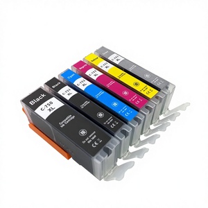 <span class=keywords><strong>Cartucce</strong></span> <span class=keywords><strong>Compatibili</strong></span> a Colori YunLi per Stampanti PGI-750/CLI-751/IX6870/IP7270/MX727/MX927 con Stampa Digitale - Product Image 1