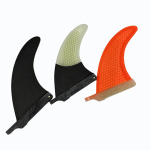 Aletas centrales SUP de fibra de vidrio sólida y G10 de alta velocidad, aletas Longboard, aletas individuales de <span class=keywords><strong>10</strong></span>" - Product Image 3