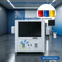 Système d'inspection visuelle par caméra industrielle robuste, combine un testeur de lumière automatique avec un OCR haute vitesse et une surveillance à distance
